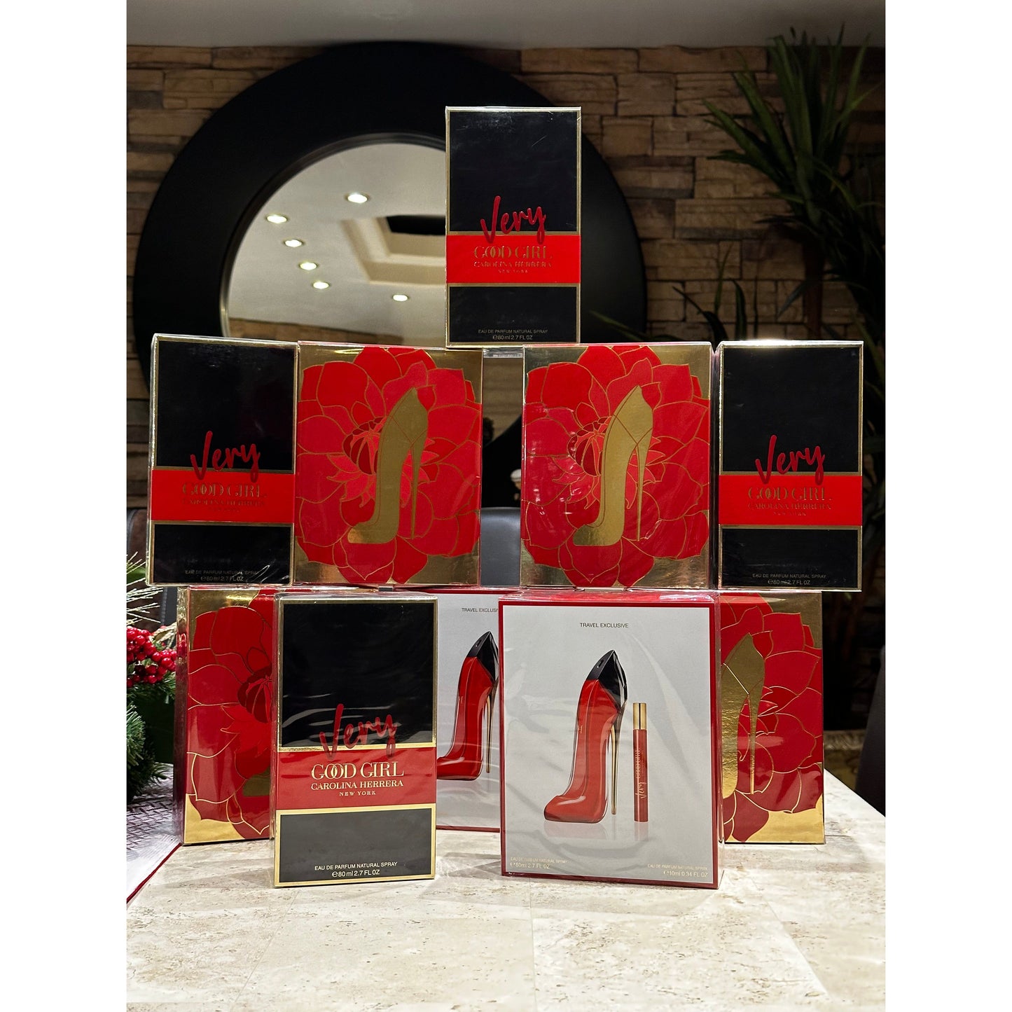 Carolina Herrera Very Good Girl Perfume Set De Regalo 2 Piezas Para Mujer 80ml Eau de Parfum