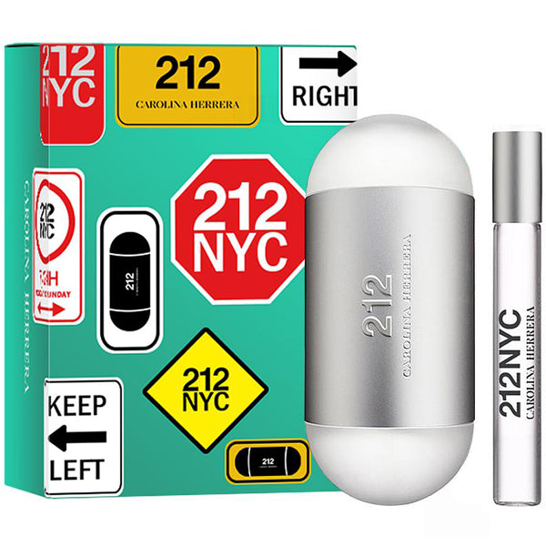 Carolina Herrera 212 NYC Set Perfume Para Mujer 100ml Eau de Toilette
