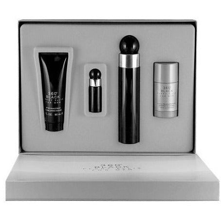 Perry Ellis 360 Black Set Perfume Para Hombre 100ml Eau de Toilette