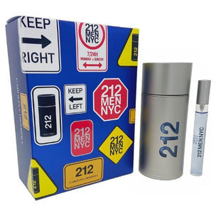 Carolina Herrera 212 NYC Set Perfume Para Hombre 100ml Eau de Toilette