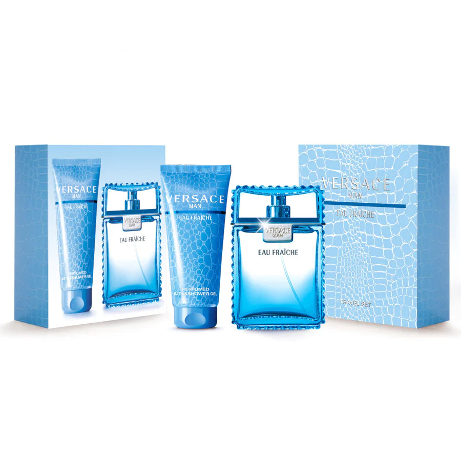 Versace Eau Fraiche Set Perfume Para Hombre 100ml Eau de Toilette