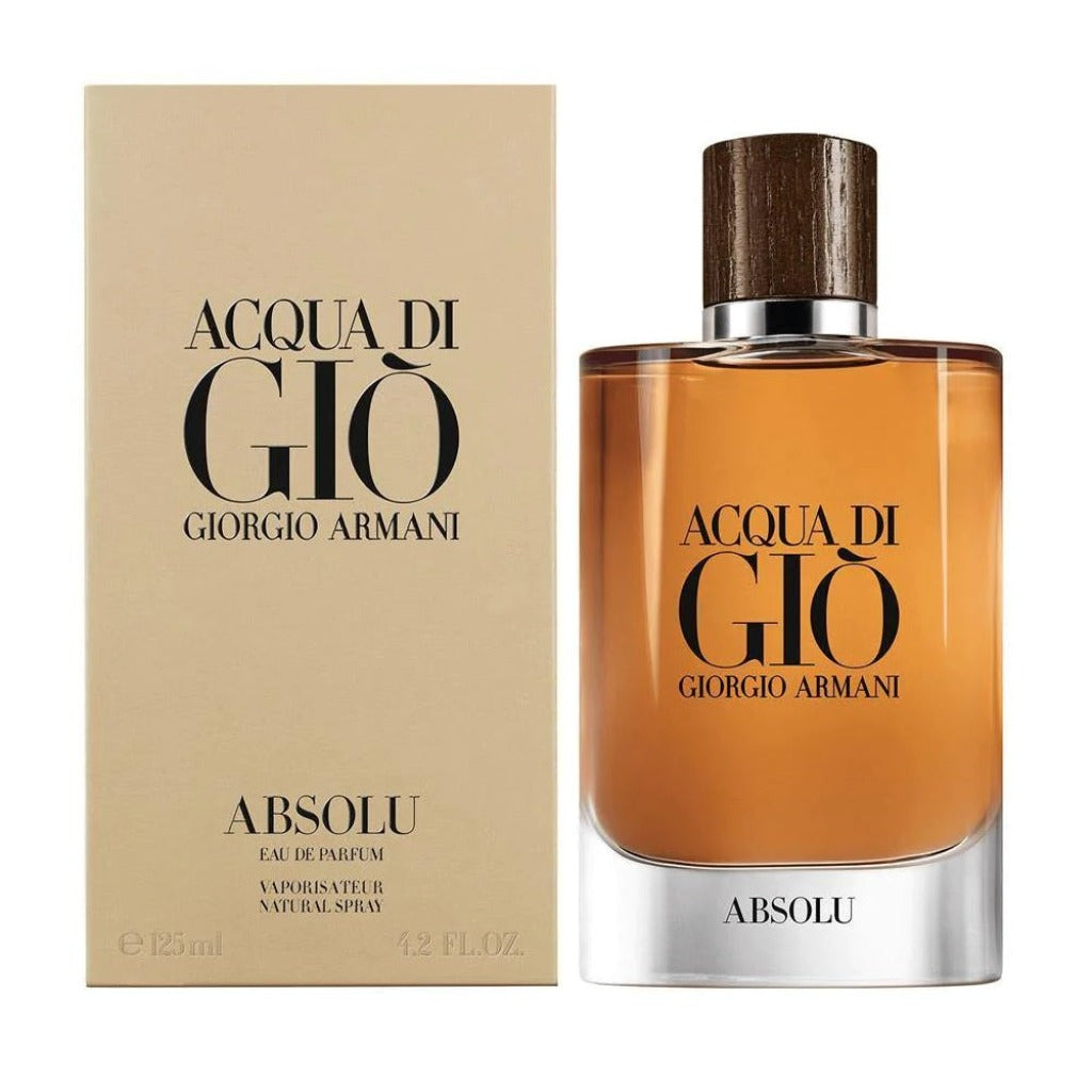 Giorgio Armani Gio Absolu Perfume Para Hombre 5ml y 125 ml Eau de Parfum