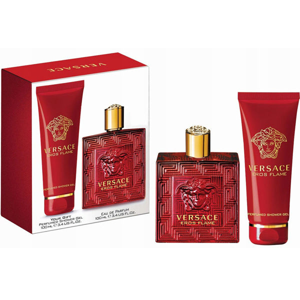 Versace Eros Flame Set Perfume Para Hombre 100ml Eau de Toilette
