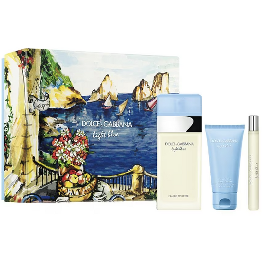 Dolce Gabbana Light Blue Set Perfume Para Mujer 100ml Eau de Toilette