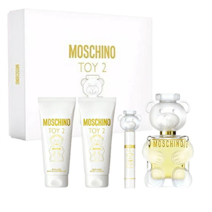 Moschino Toy 2 Set Perfume 4 piezas Para Mujer 100ml Eau de Toilette