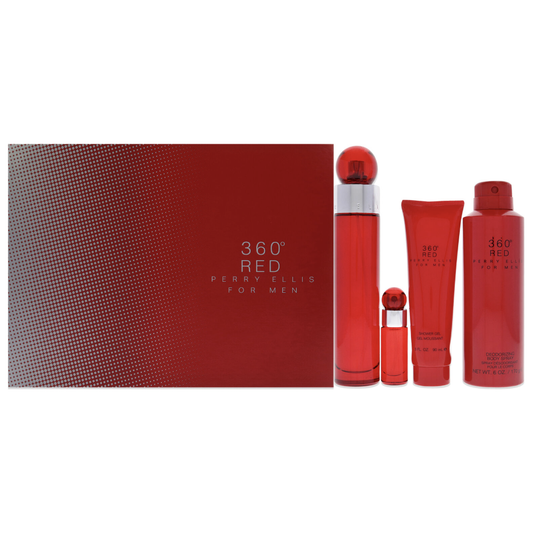 Perry Ellis 360 Red Set Perfume Para Hombre 100ml Eau de Toilette