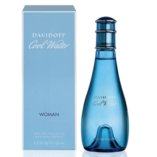Davidoff Cool Water Perfume Para Mujer 100ml Eau de Toilette